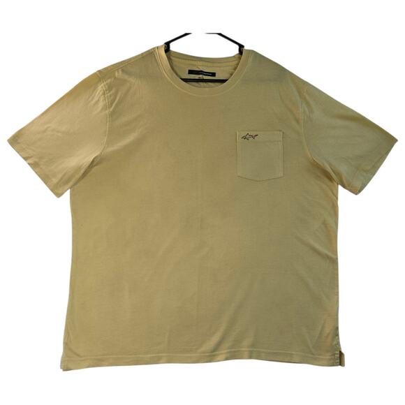 Greg Norman Men's Yellow T-Shirt Size XL - Picture 1 of 7